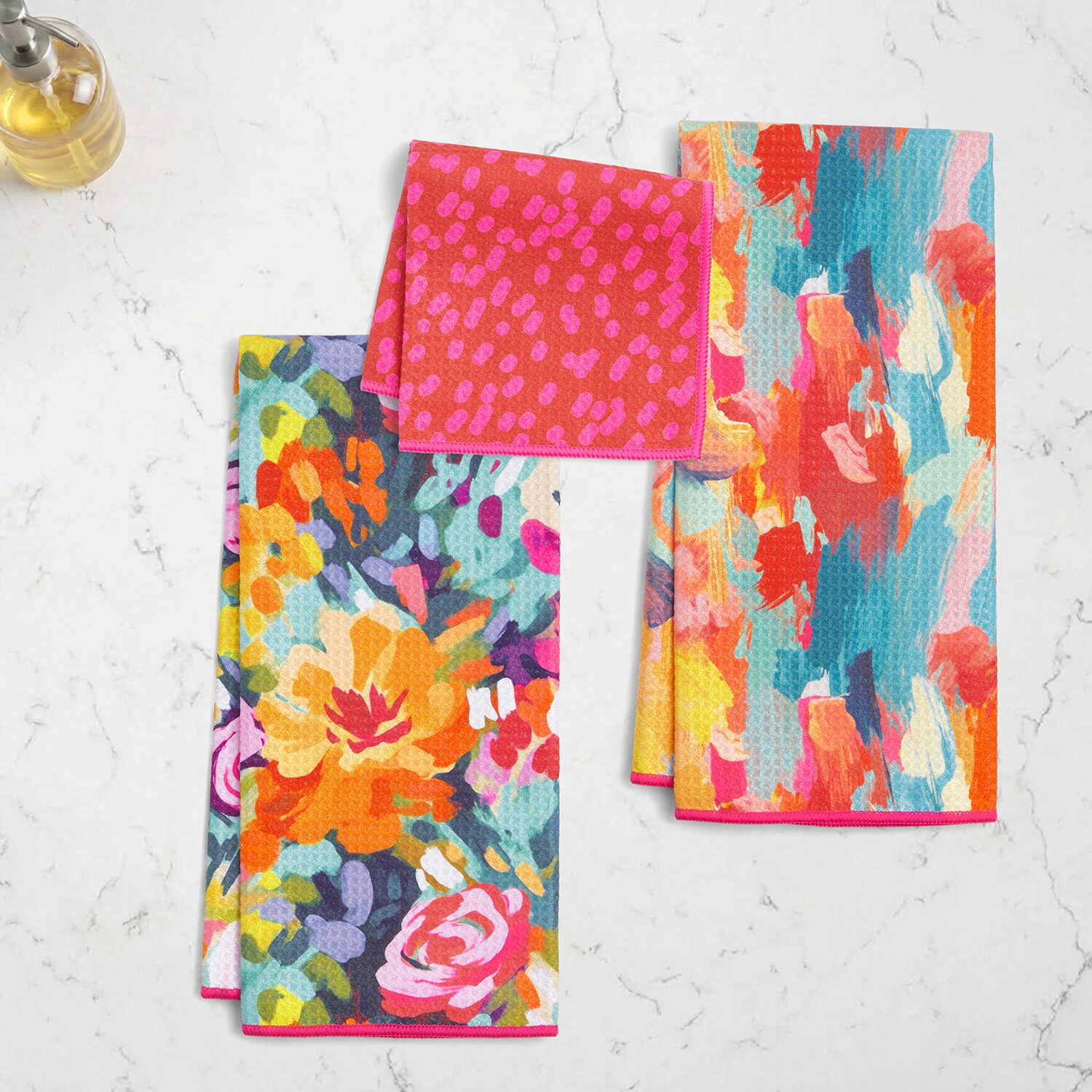 Ritz Microfiber  Waffle Meadow Combo 6-pc. Kitchen Towel