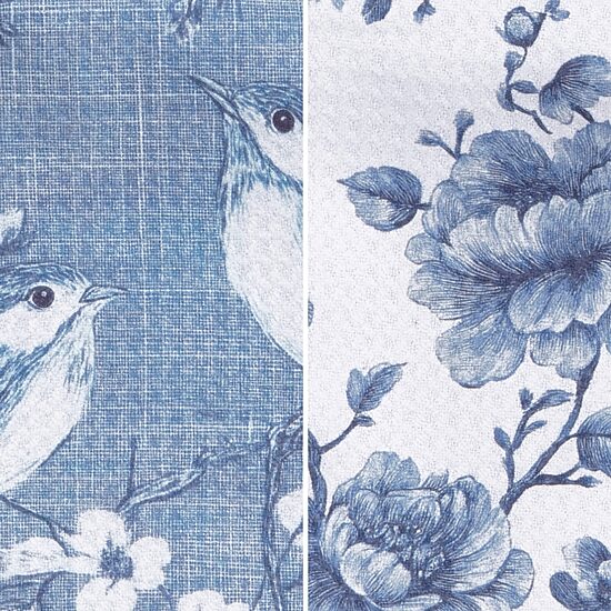 Ritz Microfiber  Waffle Birds & Branches 2-pc. Dish Cloth