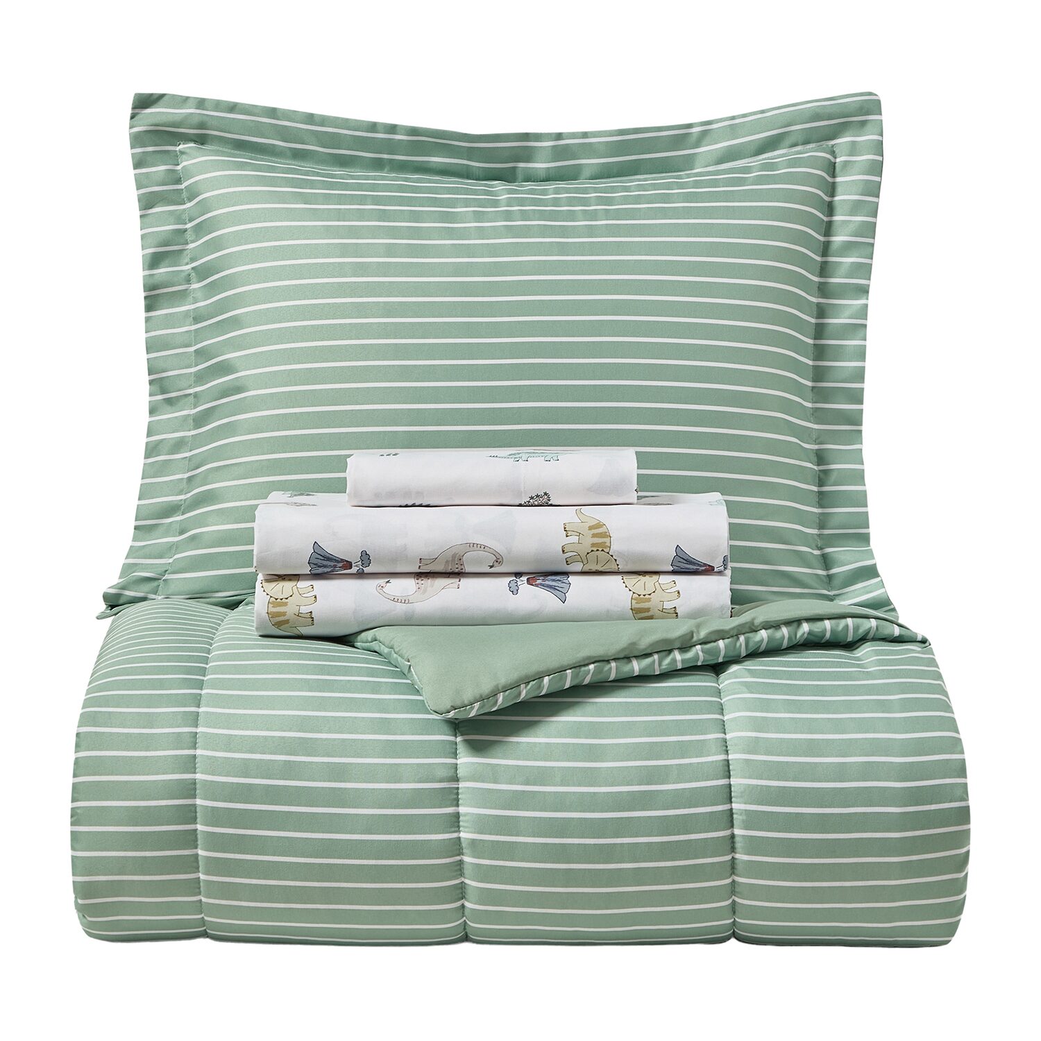 Dream Factory Prehistoric Complete Bedding Set with Sheets