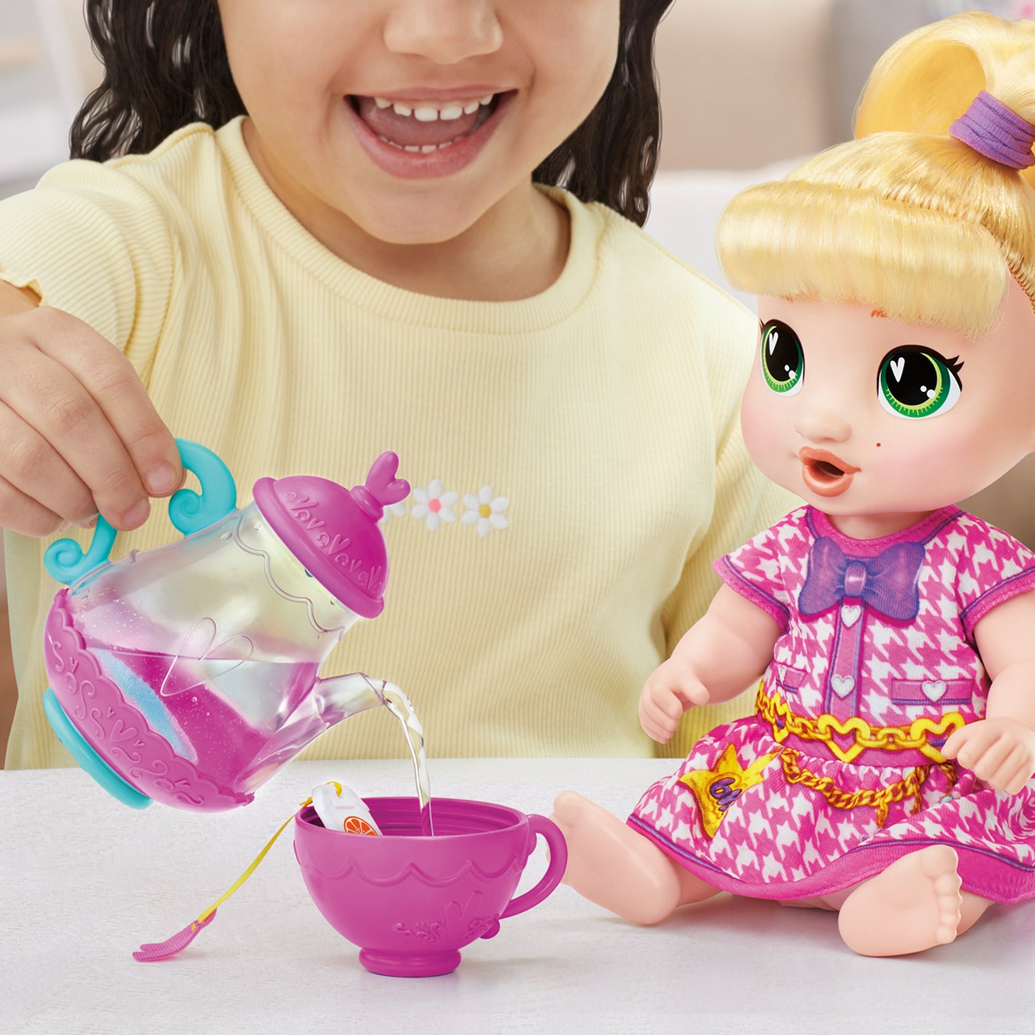 Hasbro Baby Alive Bubbly Tea Party Lala Googoo 7-pc. Doll