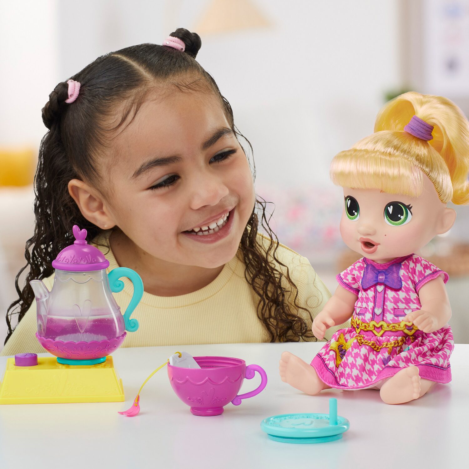 Hasbro Baby Alive Bubbly Tea Party Lala Googoo 7-pc. Doll