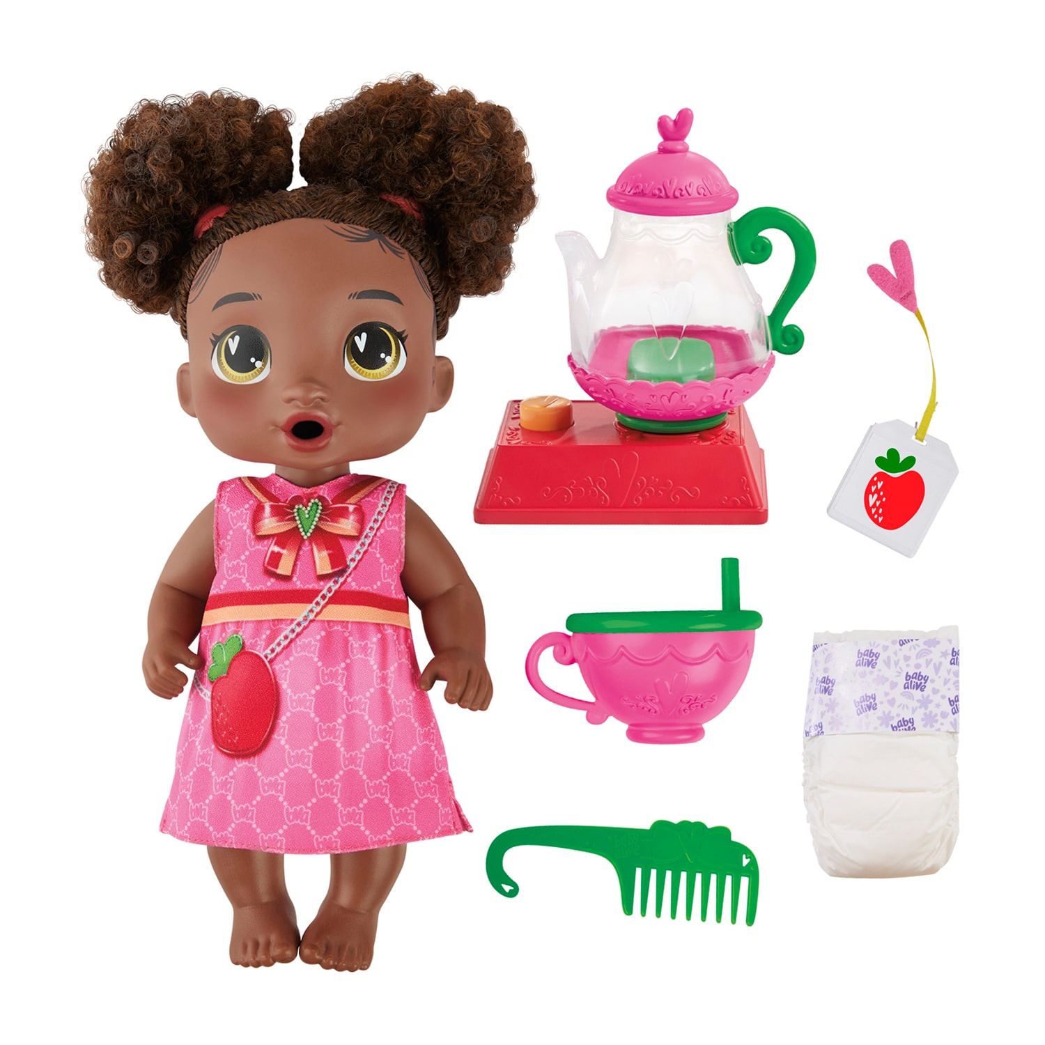 Hasbro Baby Alive Bubbly Tea Party Berry Boo 7-pc. Doll