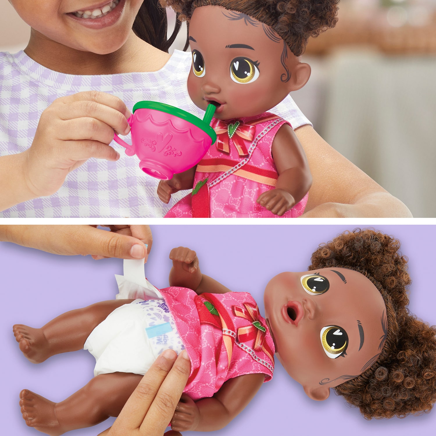 Hasbro Baby Alive Bubbly Tea Party Berry Boo 7-pc. Doll