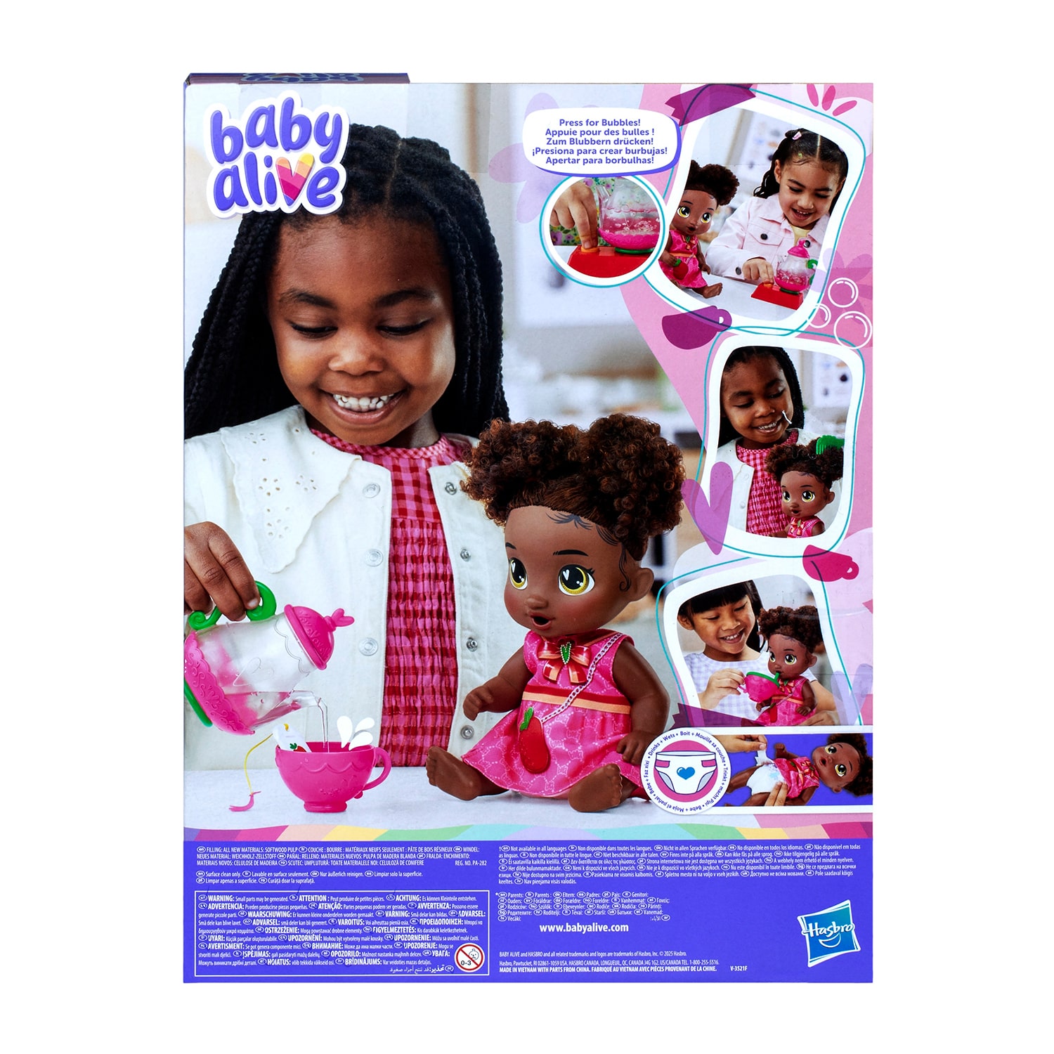 Hasbro Baby Alive Bubbly Tea Party Berry Boo 7-pc. Doll