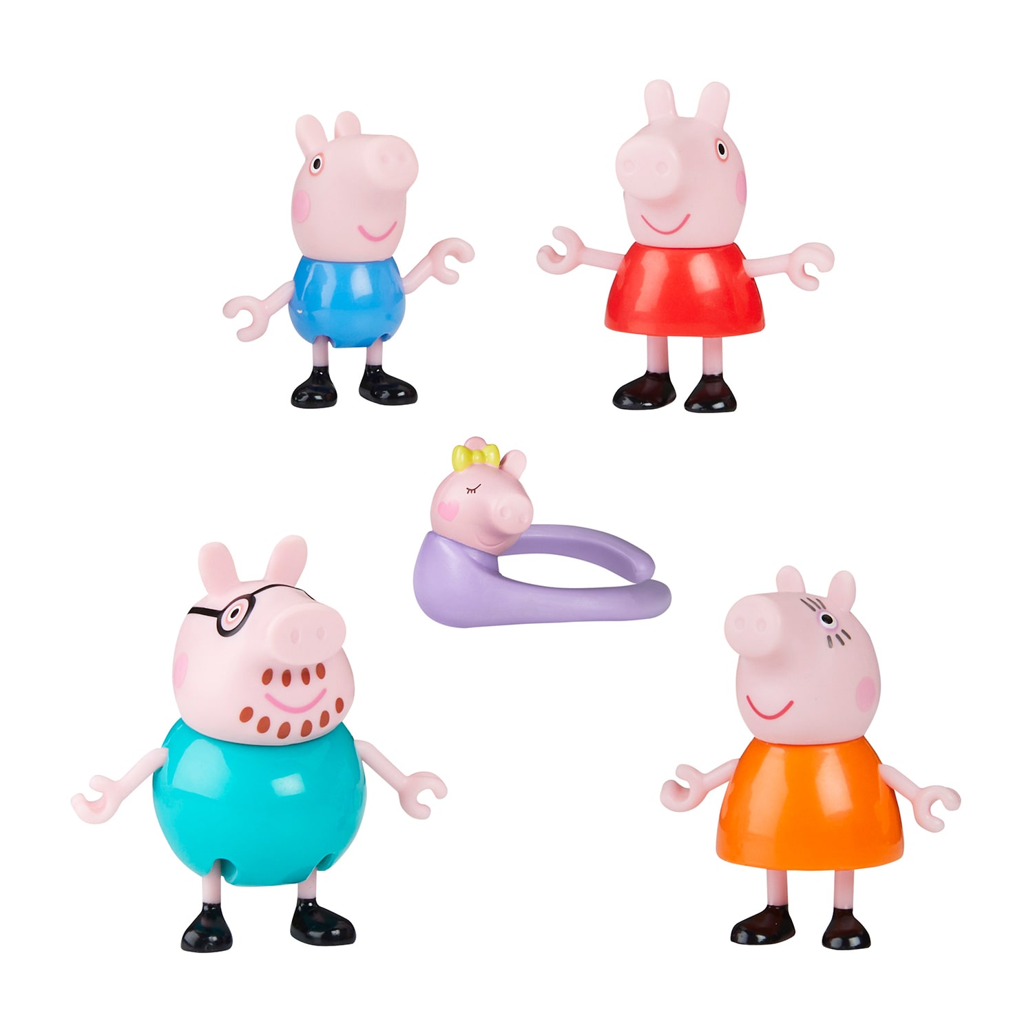 Hasbro Peppa'S Family Of Five Peppa Pig Action Figure