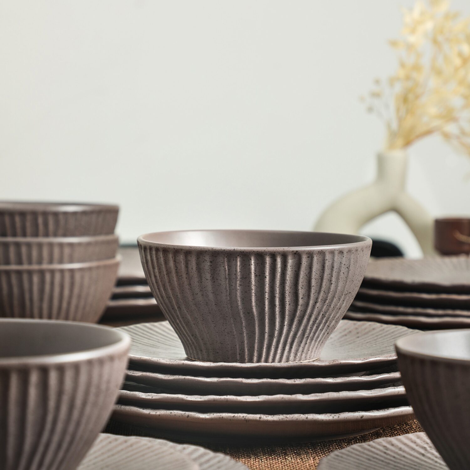Stone + Lain Arlo 12-pc. Stoneware Dinnerware Set