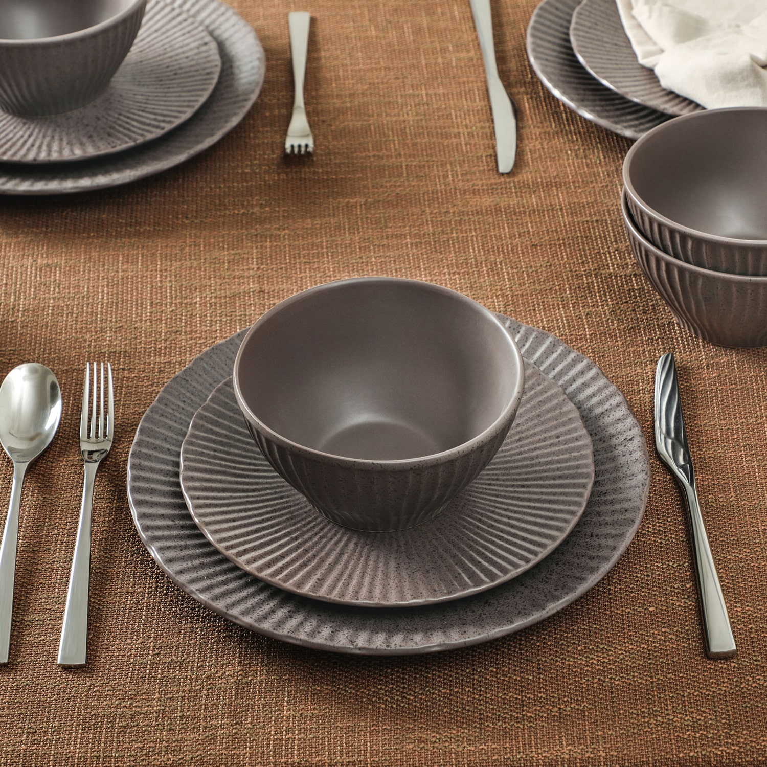 Stone + Lain Arlo 12-pc. Stoneware Dinnerware Set
