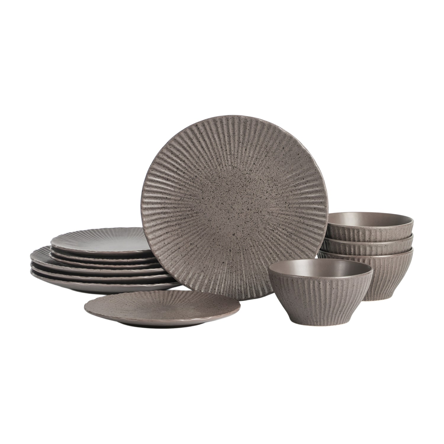 Stone + Lain Arlo 12-pc. Stoneware Dinnerware Set