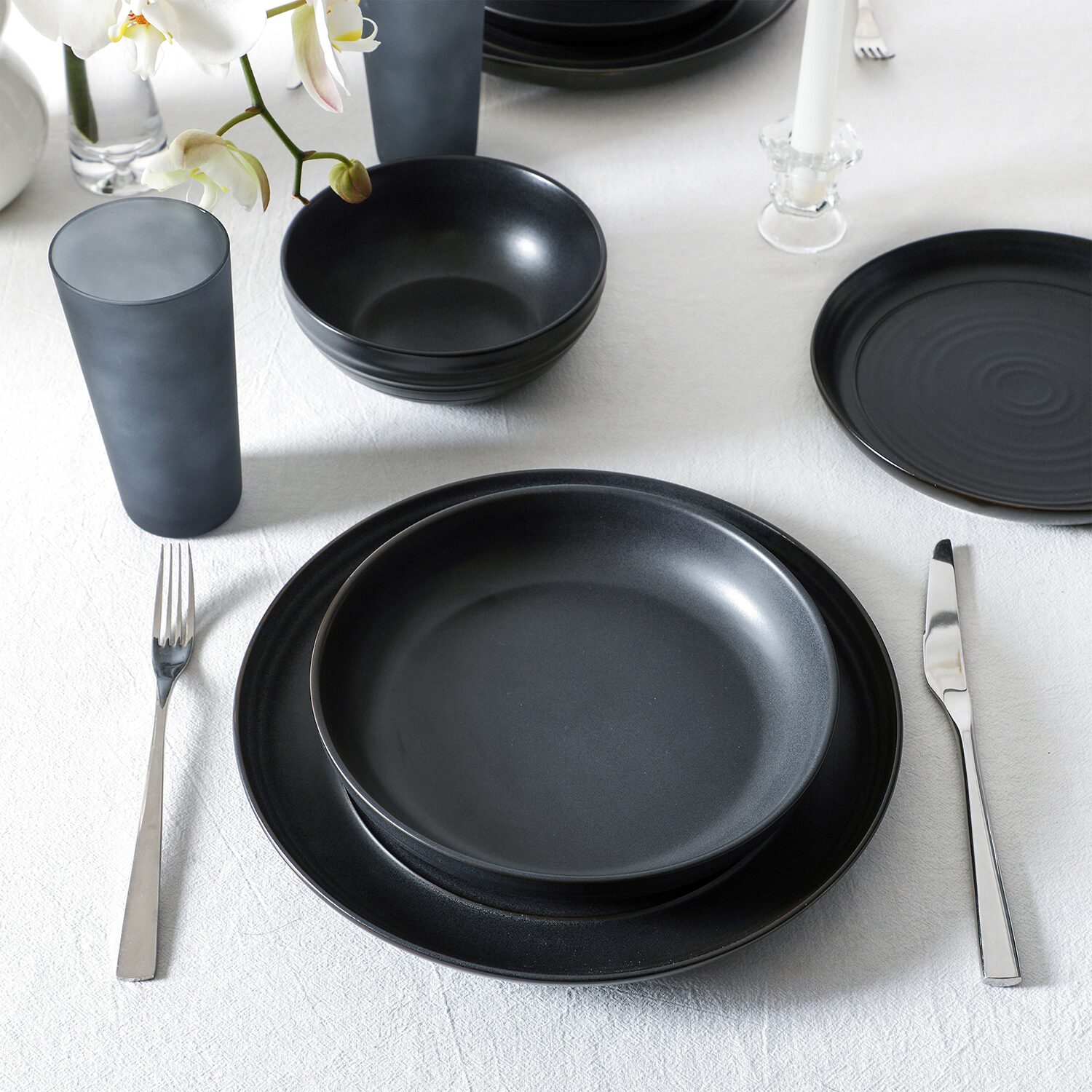Stone + Lain Elio 16-pc. Stoneware Dinnerware Set
