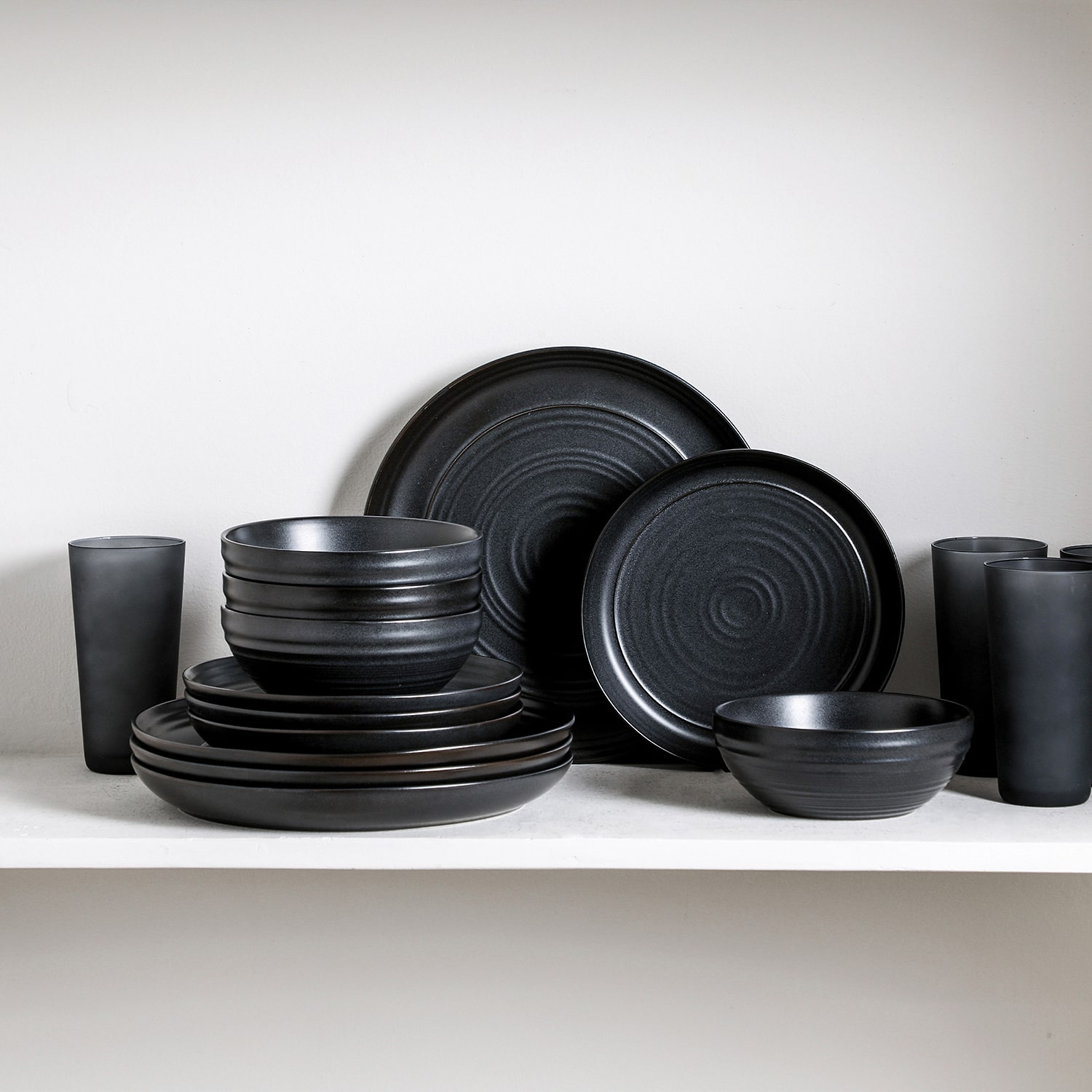 Stone + Lain Elio 16-pc. Stoneware Dinnerware Set