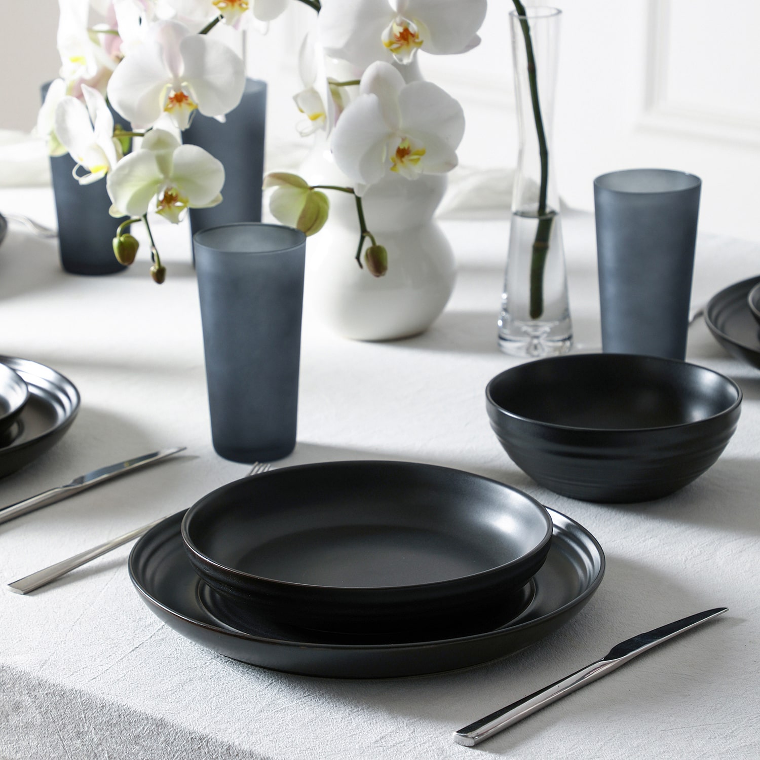 Stone + Lain Elio 16-pc. Stoneware Dinnerware Set
