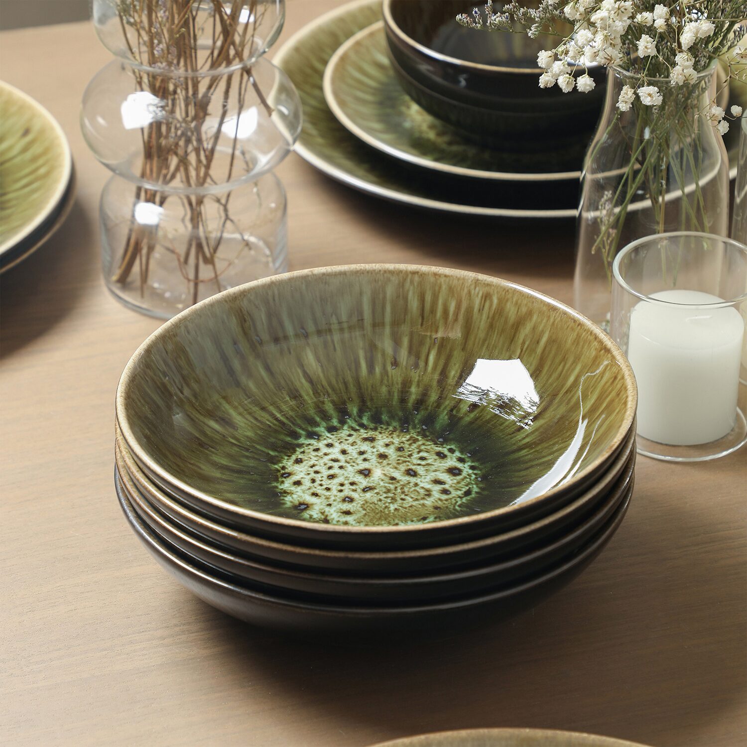 Stone + Lain Riley -pc. Stoneware Pasta Bowl
