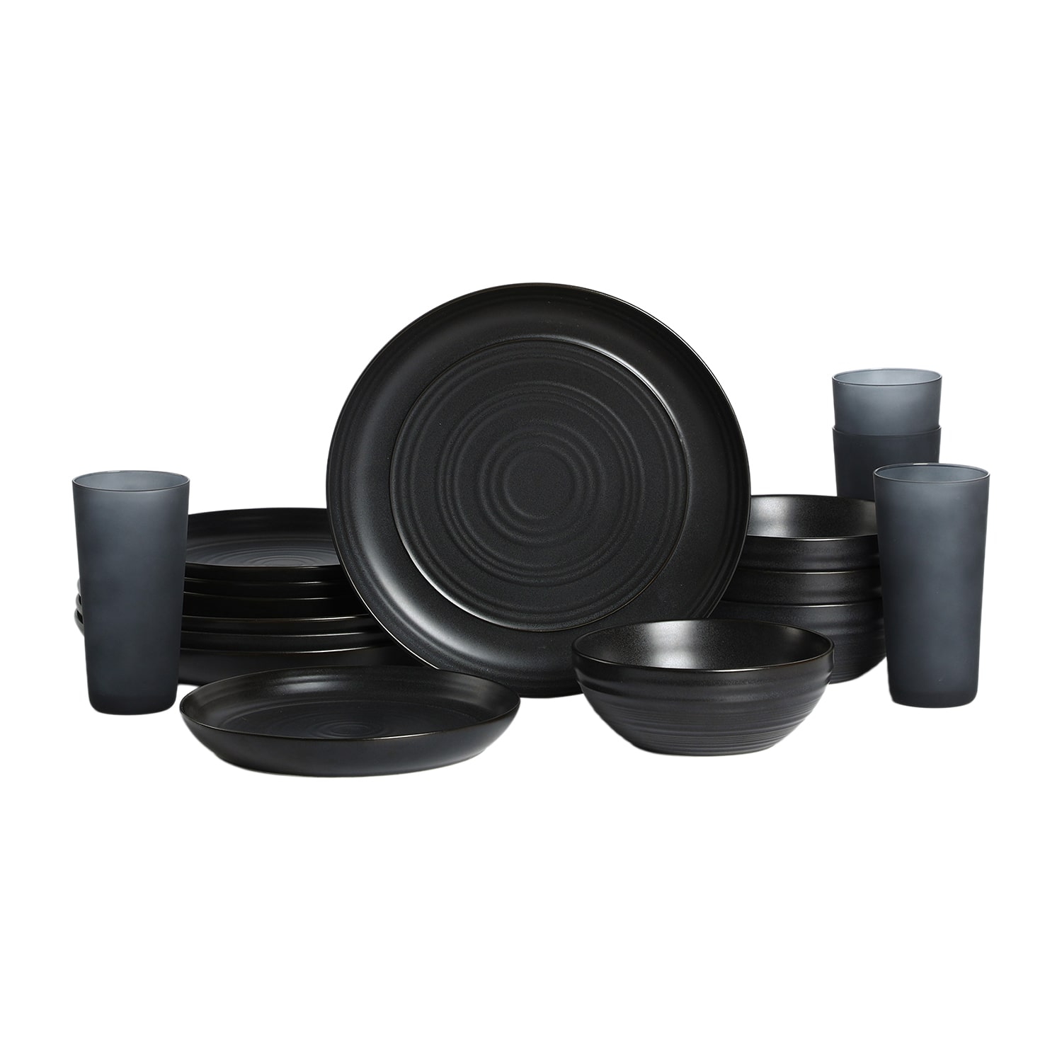 Stone + Lain Elio 16-pc. Stoneware Dinnerware Set