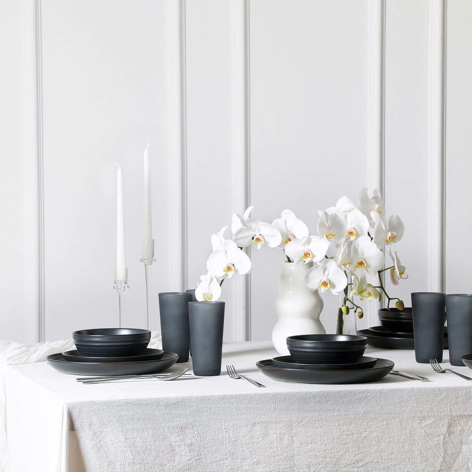 Stone + Lain Elio 16-pc. Stoneware Dinnerware Set