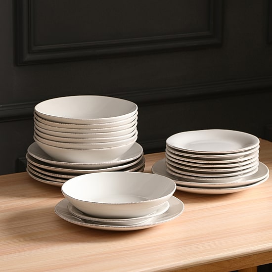 Stone + Lain Essence 12-pc. Stoneware Dinnerware Set