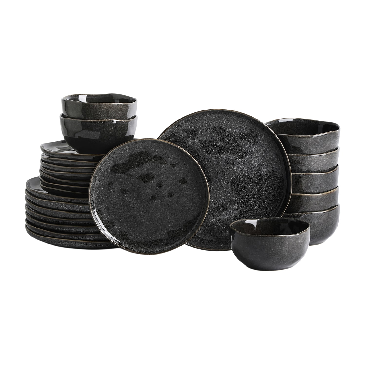Stone + Lain Mirella 24-pc. Stoneware Dinnerware Set