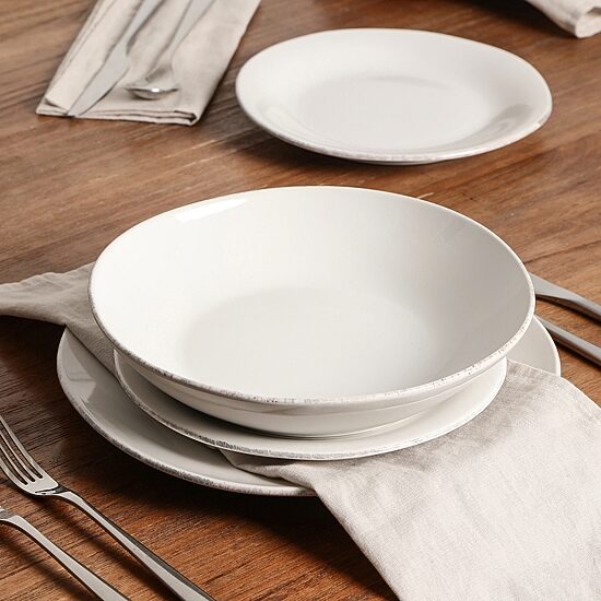 Stone + Lain Essence 12-pc. Stoneware Dinnerware Set