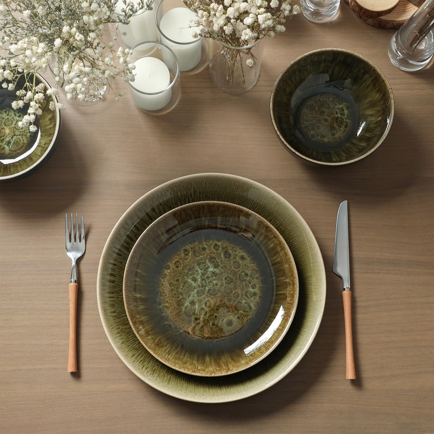Stone + Lain Riley 12-pc. Stoneware Dinnerware Set