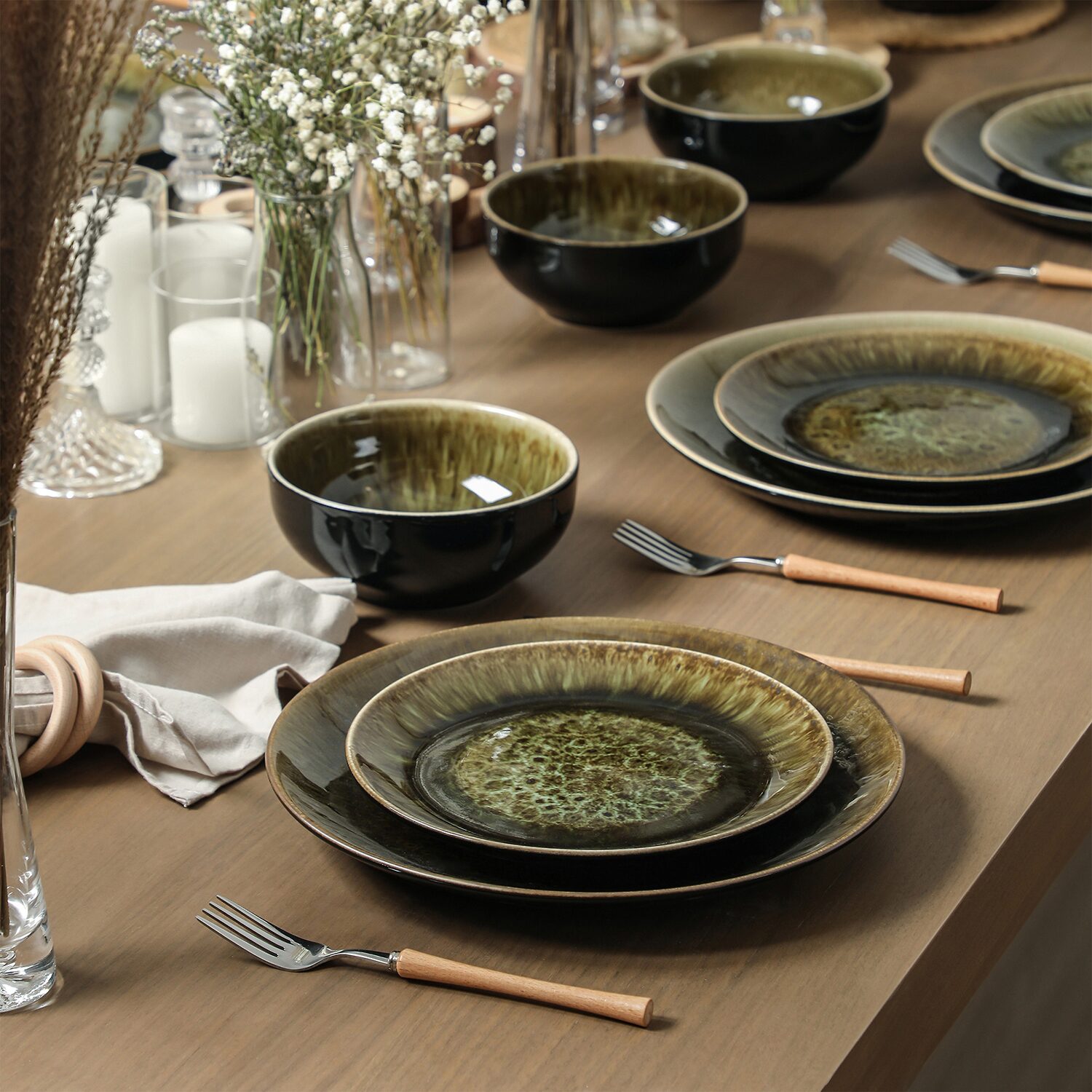 Stone + Lain Riley 12-pc. Stoneware Dinnerware Set