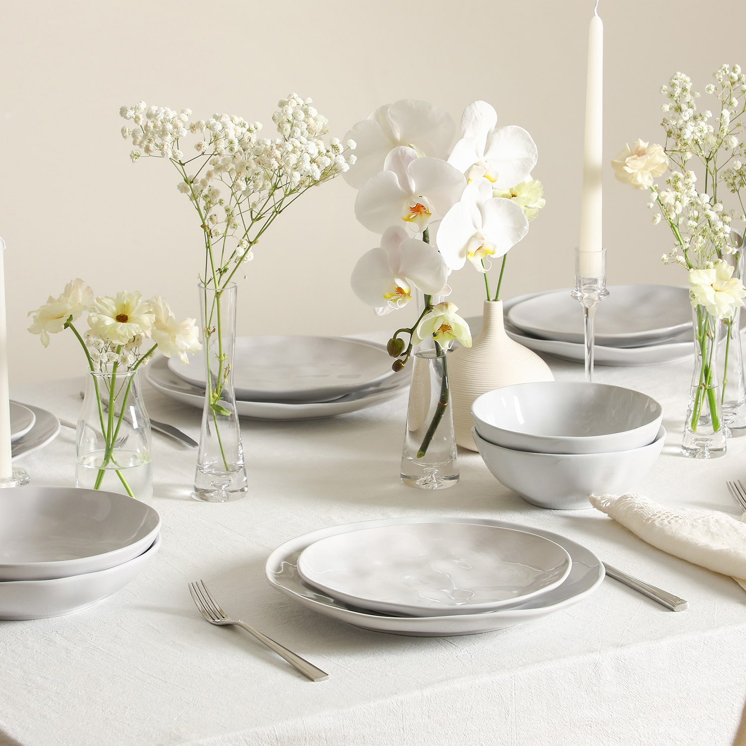 Stone + Lain Harper 32-pc. Stoneware Dinnerware Set