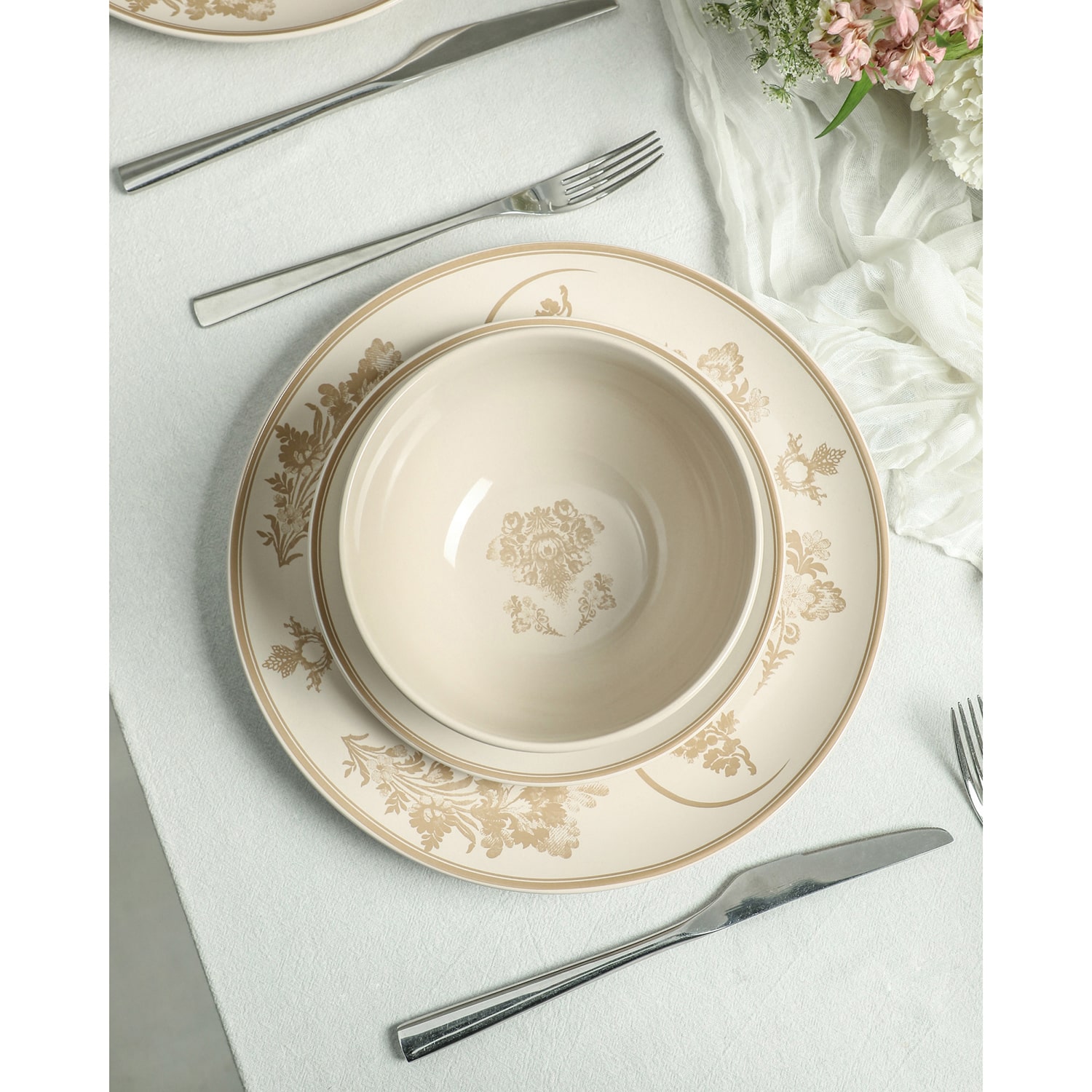 Stone + Lain Opal -pc. Stoneware Dinnerware Set