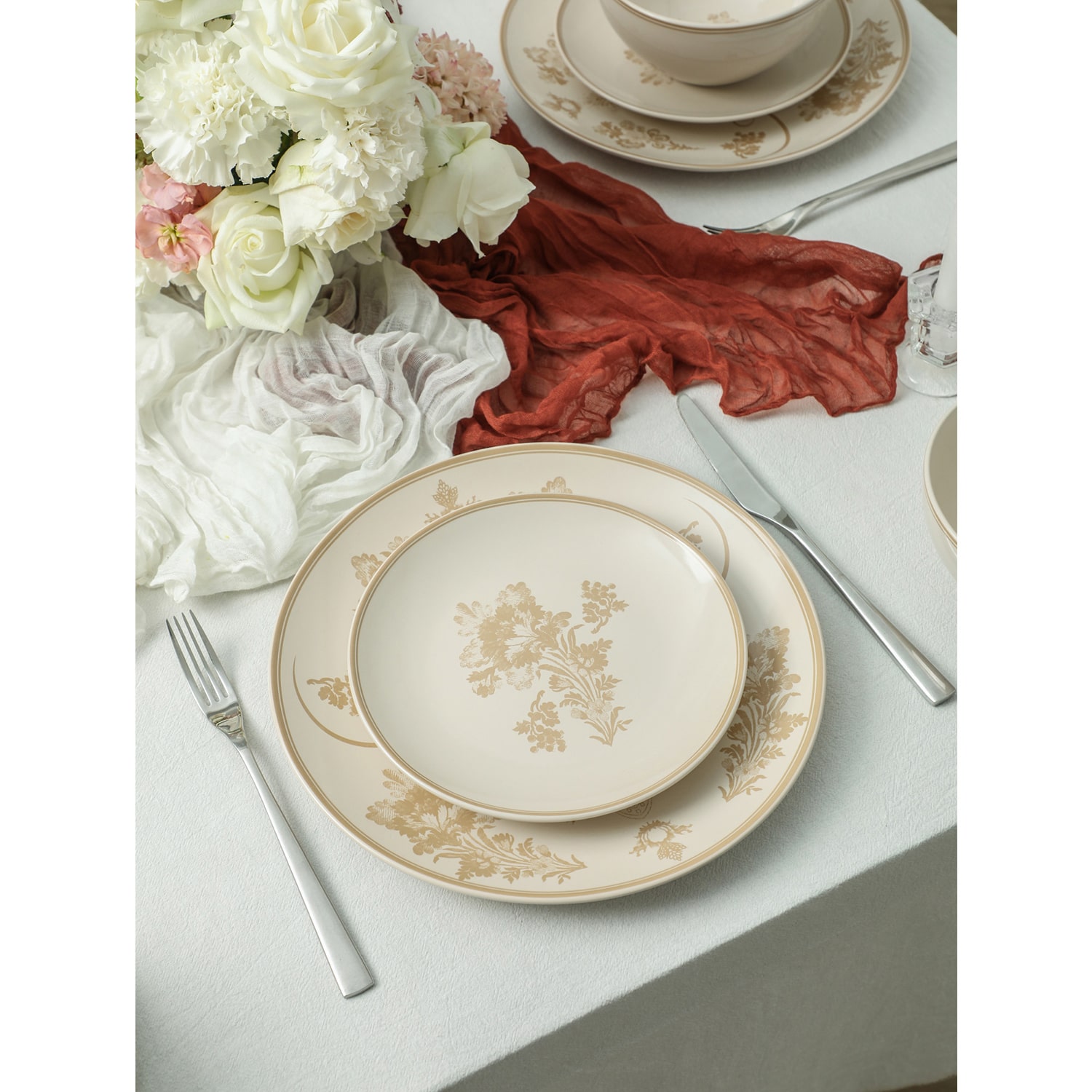 Stone + Lain Opal -pc. Stoneware Dinnerware Set
