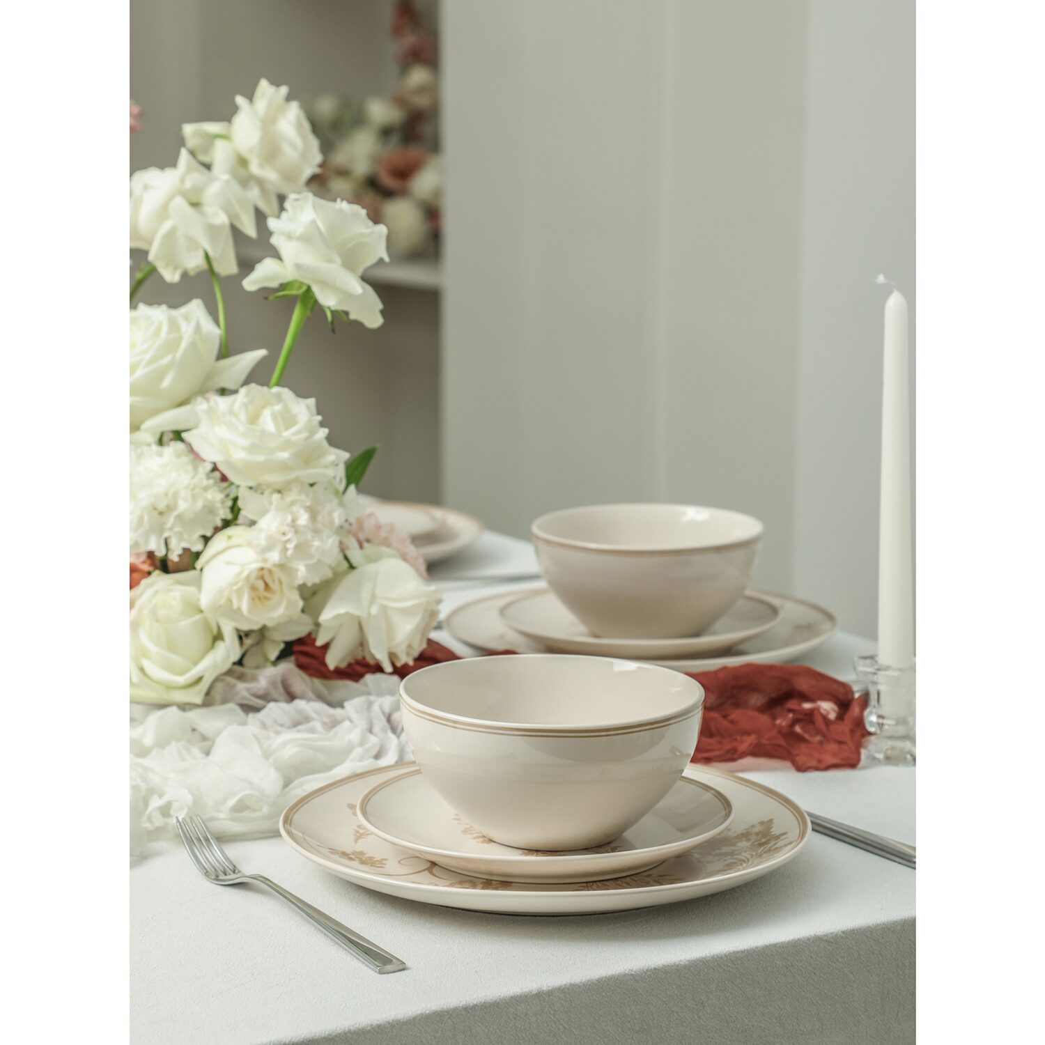 Stone + Lain Opal -pc. Stoneware Dinnerware Set