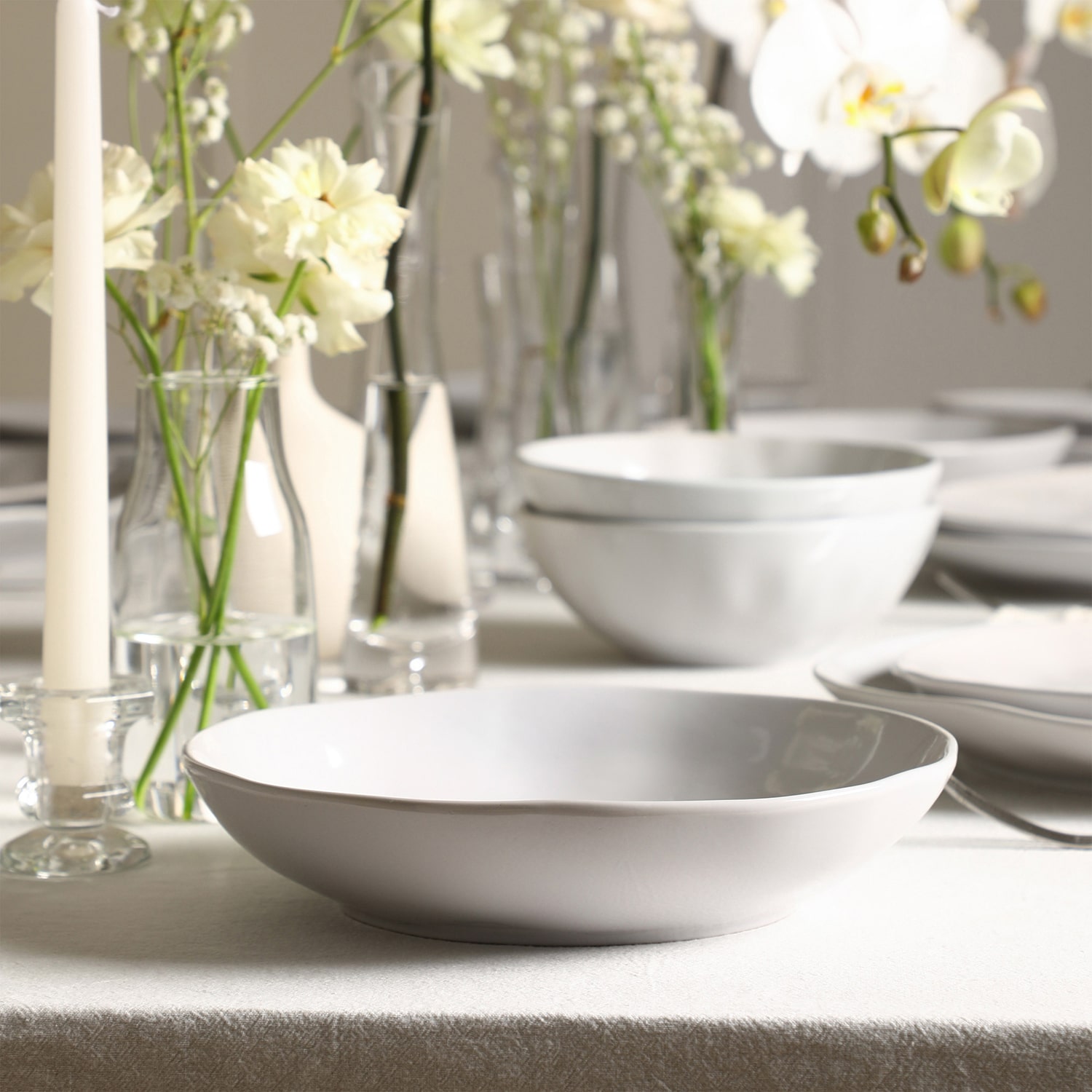 Stone + Lain Harper 32-pc. Stoneware Dinnerware Set