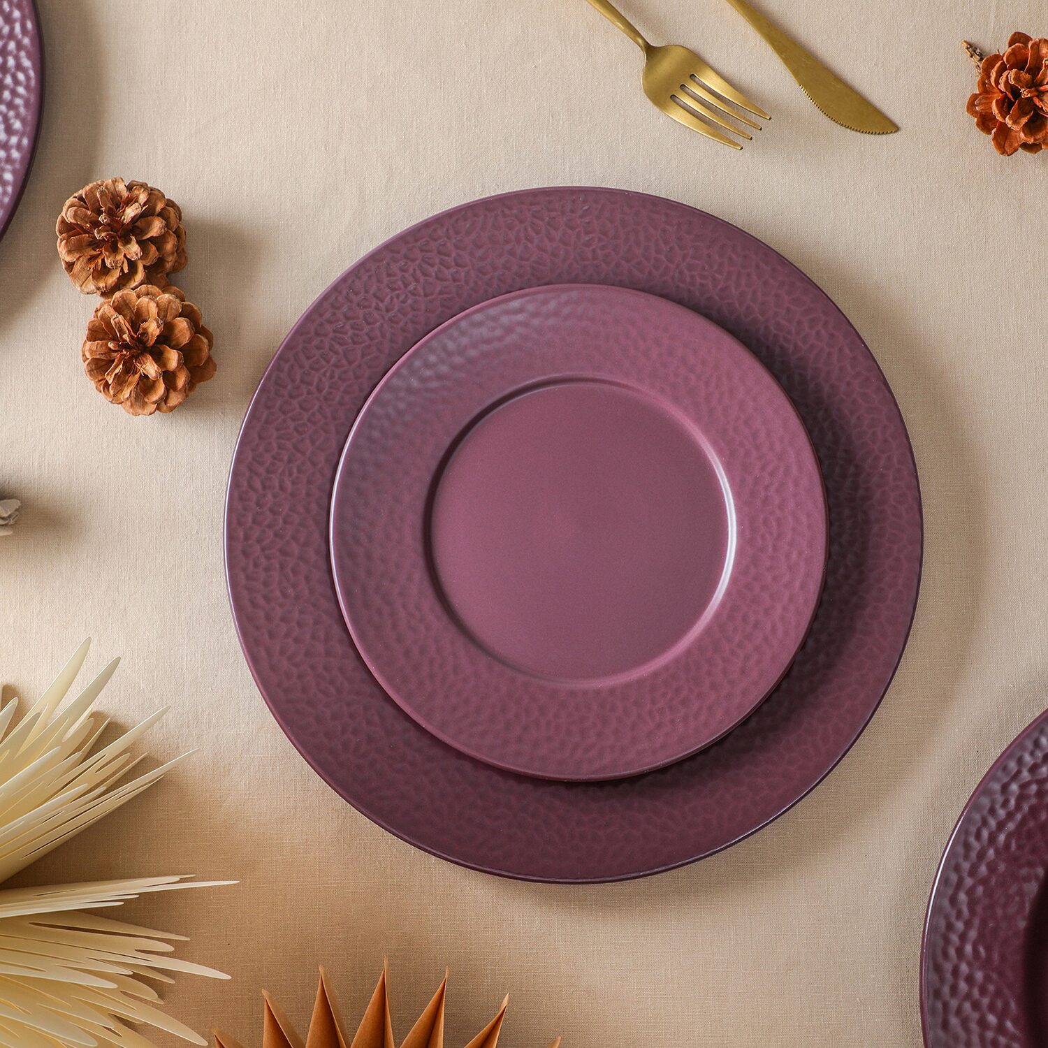 Stone + Lain Topaz -pc. Stoneware Dinnerware Set