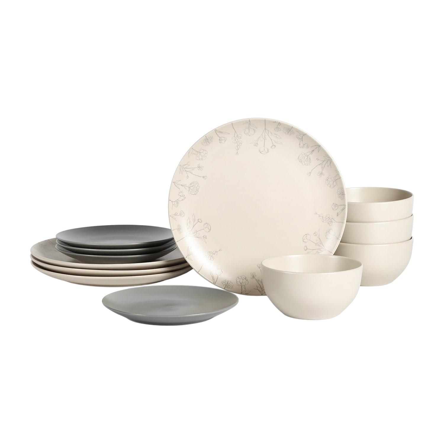 Stone + Lain Camelia 12-pc. Stoneware Dinnerware Set - JCPenney