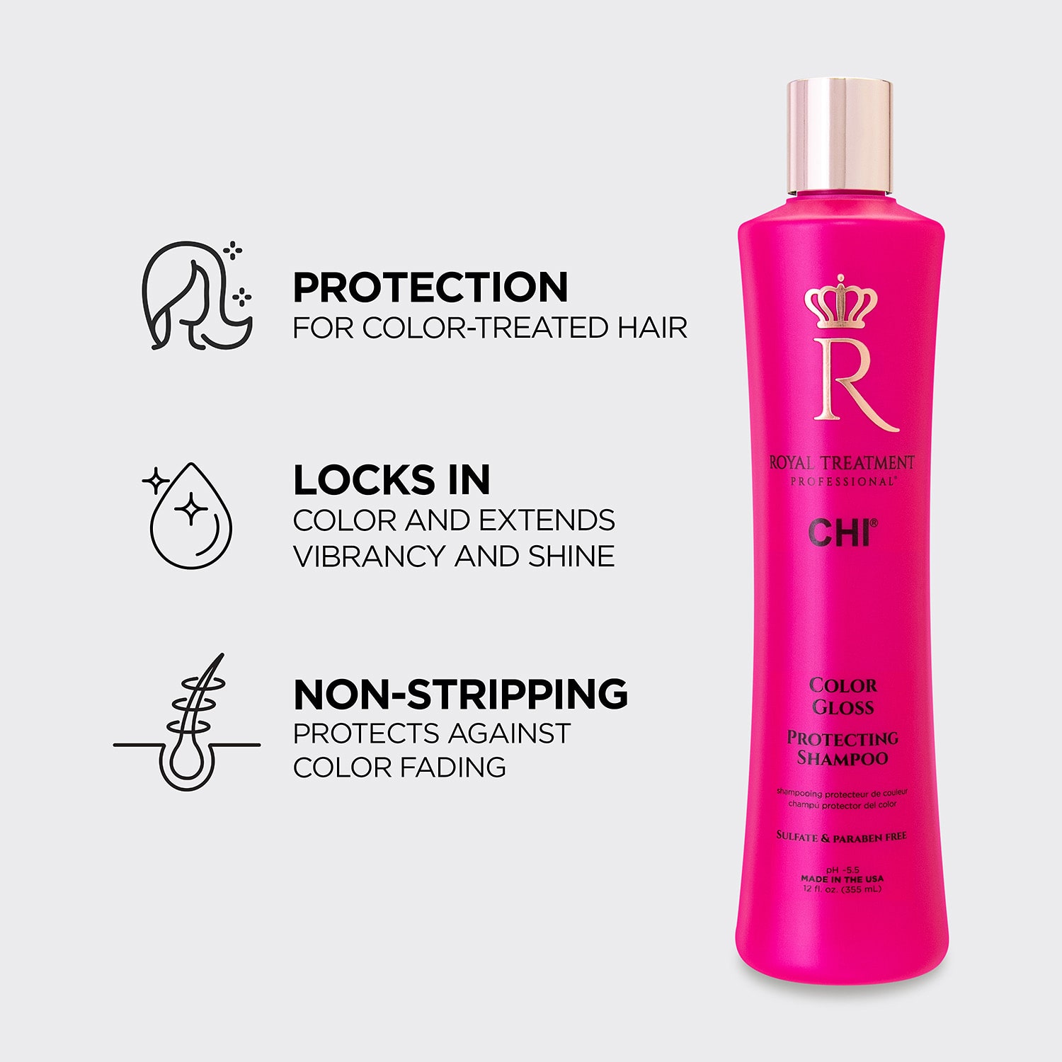 CHI Styling Color Gloss Shampoo 12oz Shampoo 12 oz.