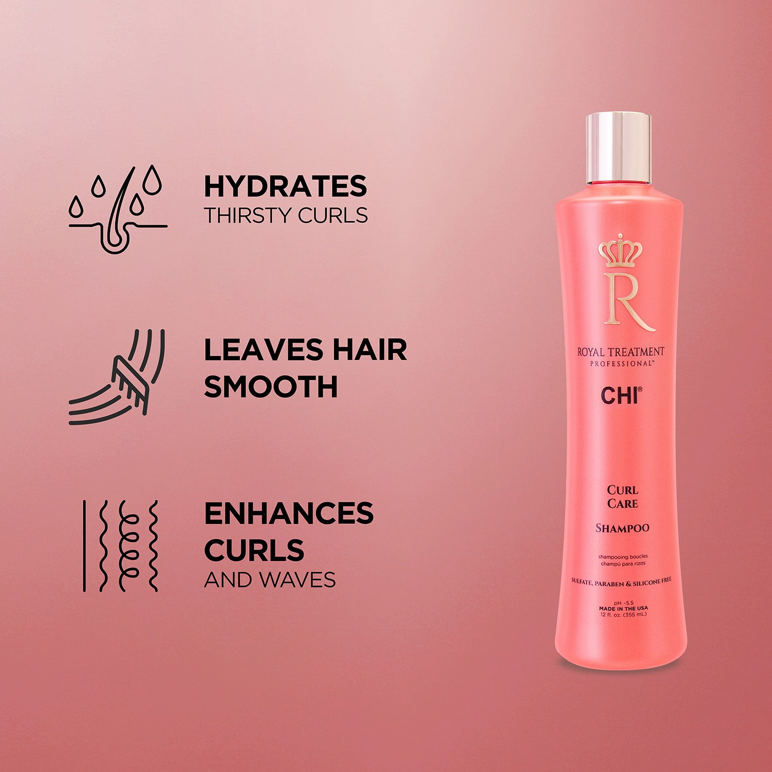CHI Styling Curl Shampoo 12oz Shampoo 12 oz.