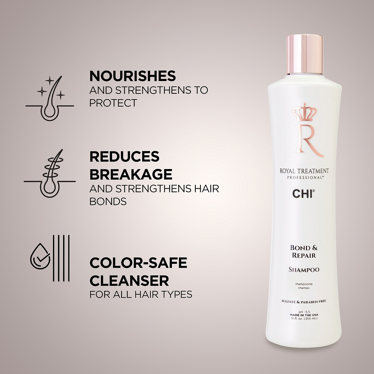 CHI Styling Bonding Shampoo 12oz Shampoo 12 oz.