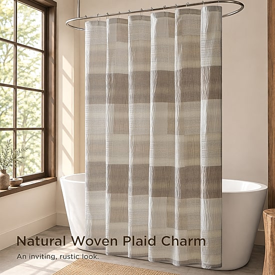 Woolrich Trista Patchwork Shower Curtain