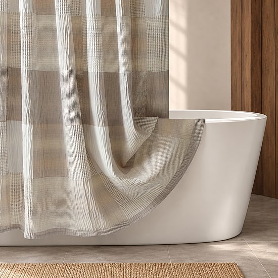 Woolrich Trista Patchwork Shower Curtain