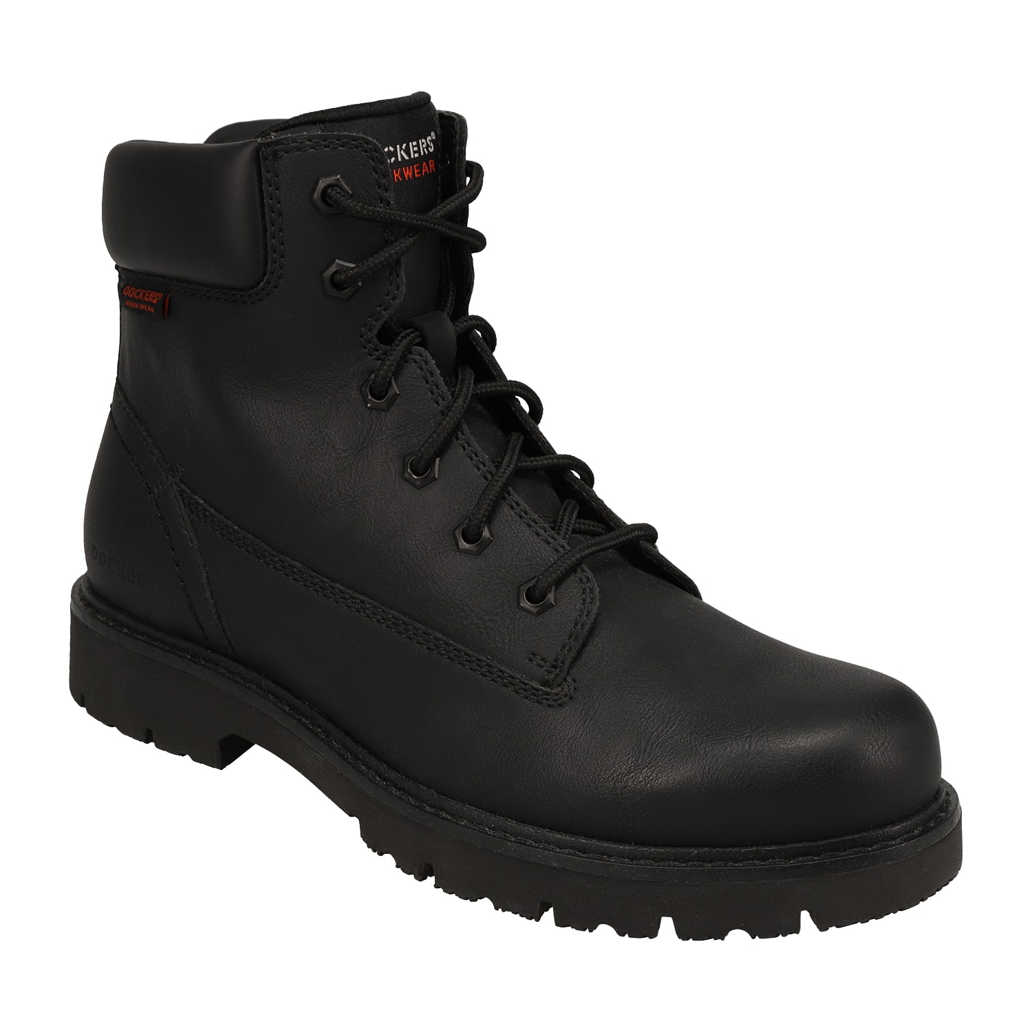 Dockers Mens Flint Sr Slip Resistant Chunky Heel Work Boots