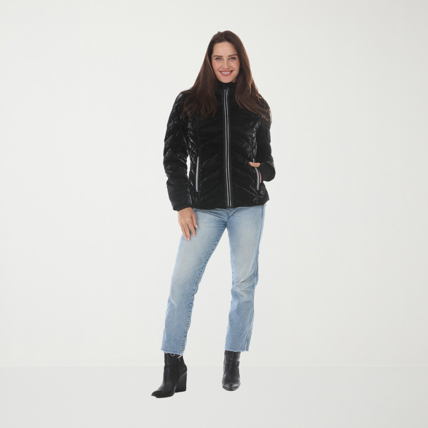 White Mark Fall-Winter Womens Midweight Jacket