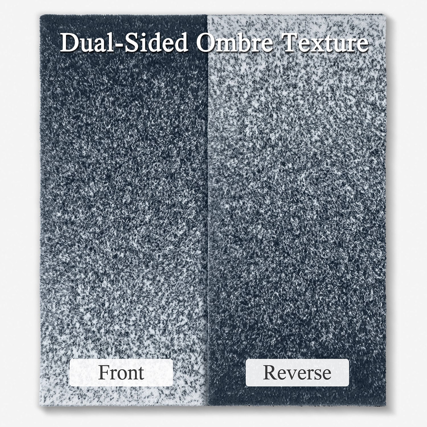 Madison Park Ombre Knit Faux Fur Throw