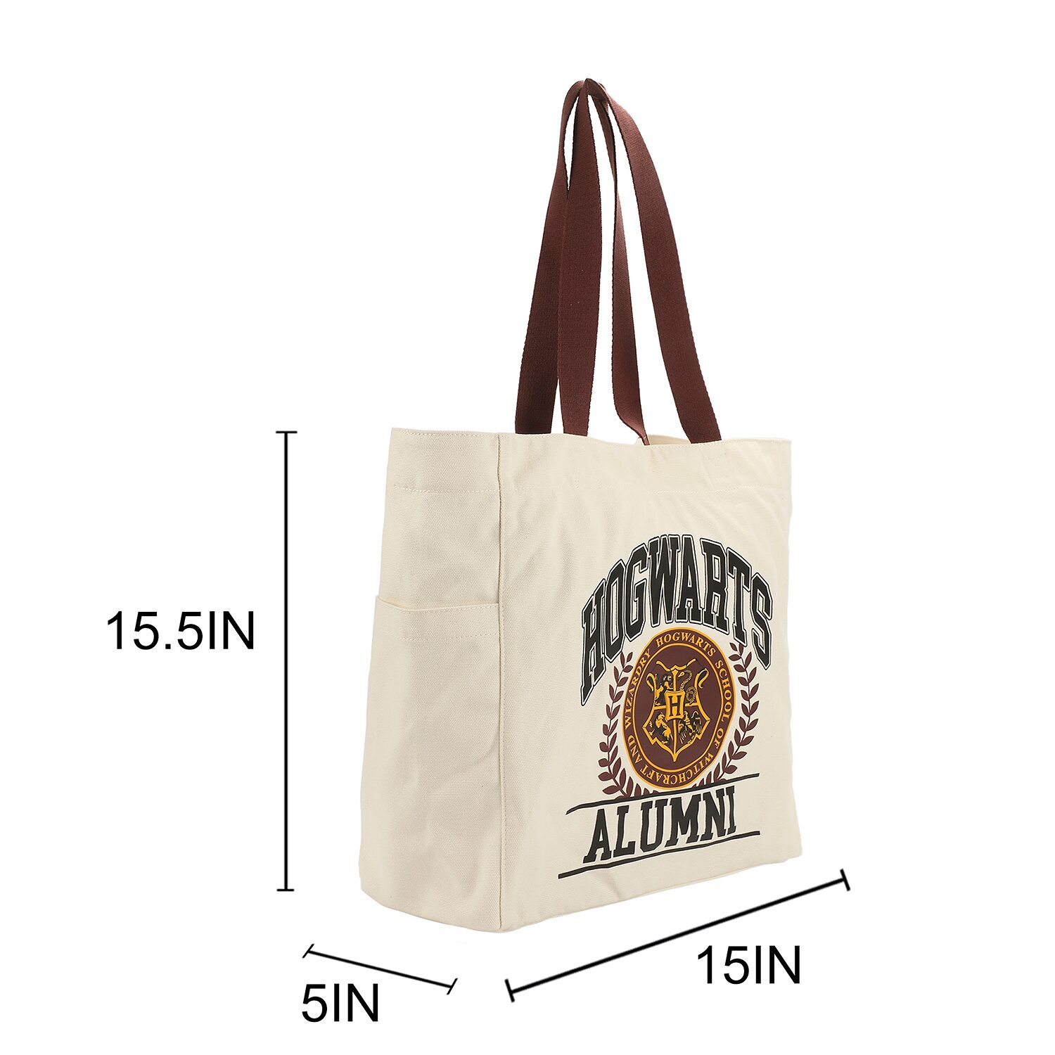 Harry Potter Hogwarts Alumni 15.5in Adult Canvas Tote Bag