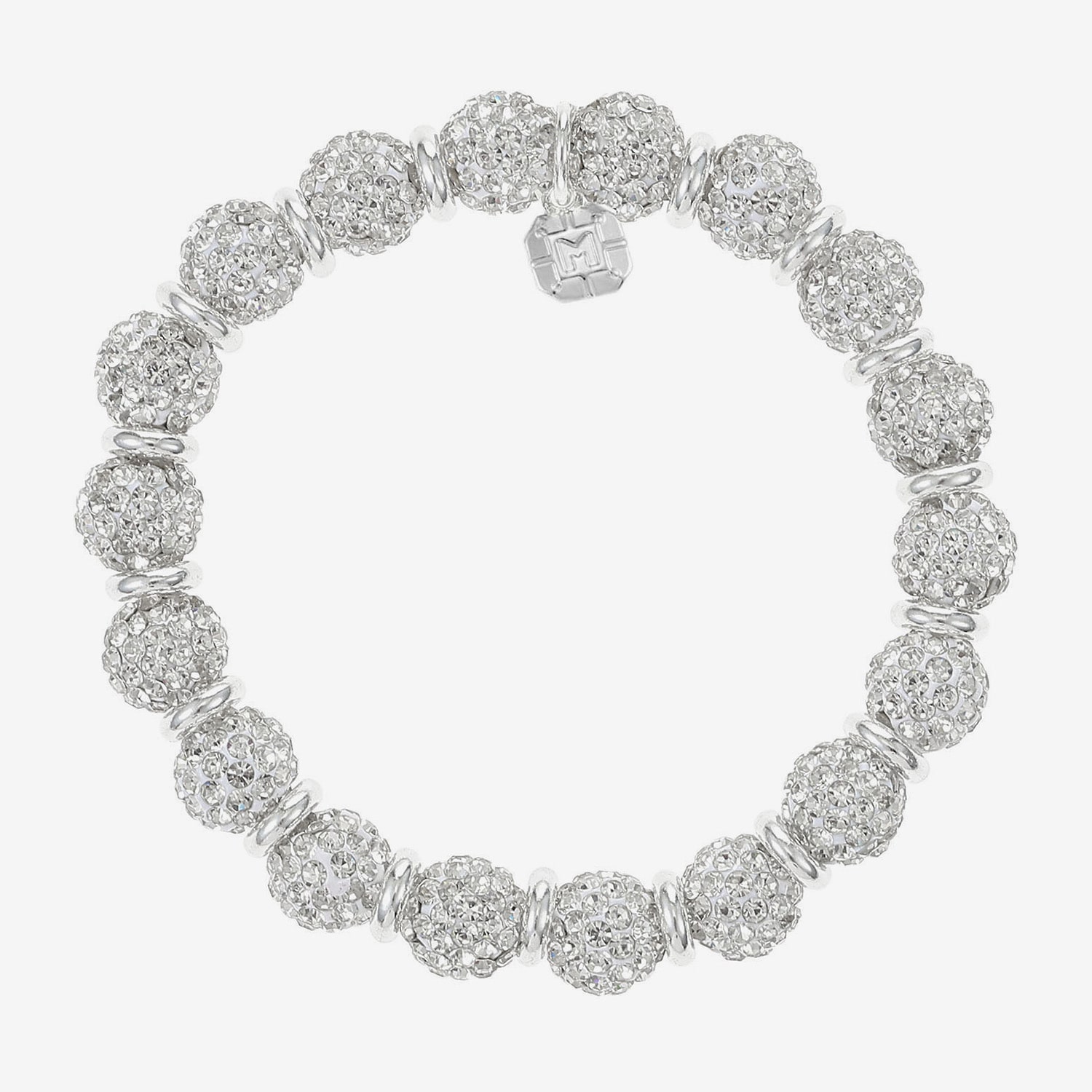 Monet Jewelry Womens Glass Stretch Bracelet