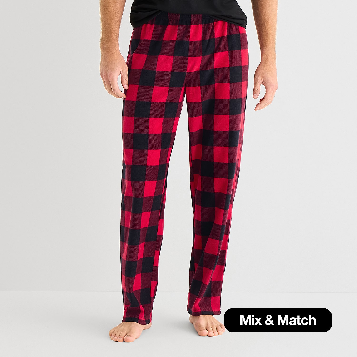 North Pole Trading Co. Mix & Match Unisex Adult Fleece 2-pc. Matching Family Pajama Pants