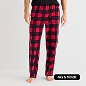North Pole Trading Co. Mix & Match Unisex Adult Fleece 2-pc. Matching Family Pajama Pants