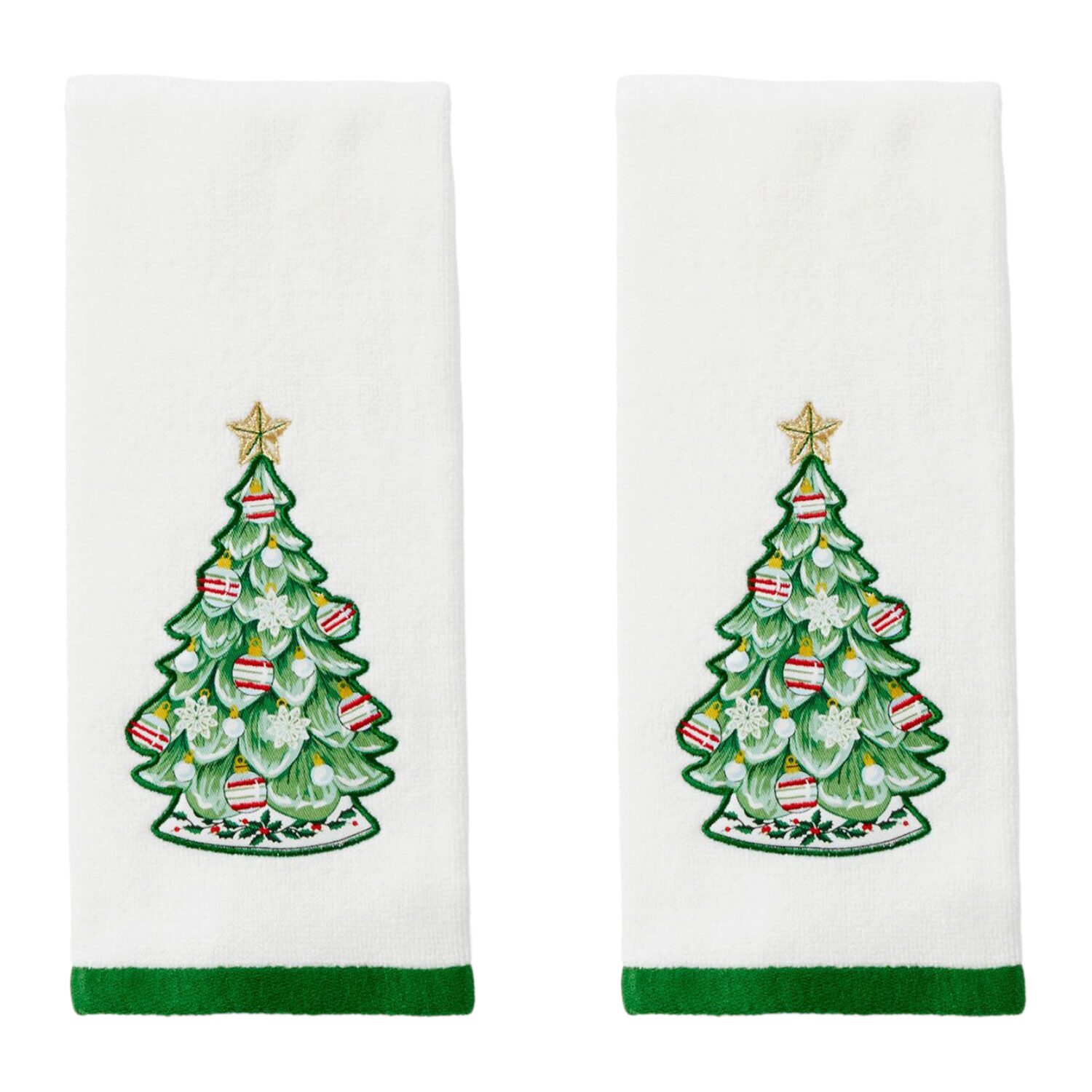 Lenox Advent Tree 2 Pack Kitchen Towel