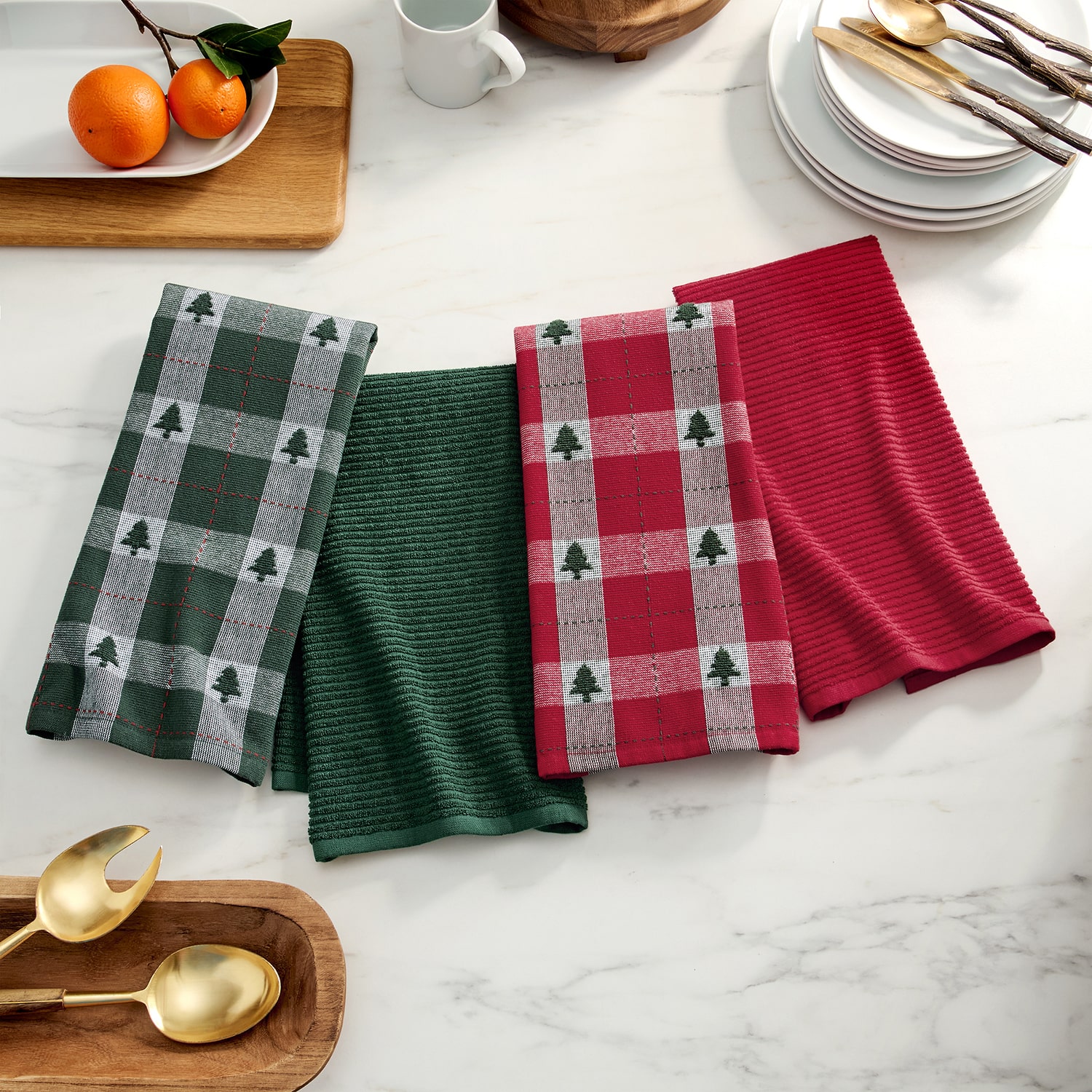 Josie Accessories Sherwood Tree 4-pc. Kitchen Towel