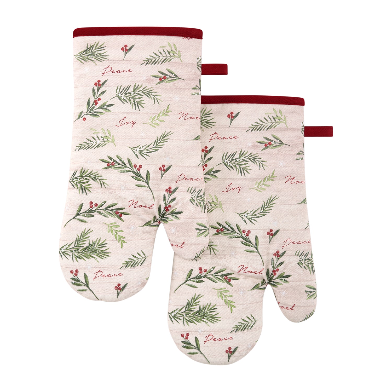 Josie Accessories Holiday Tree Trimmings 2-pc. Oven Mitt