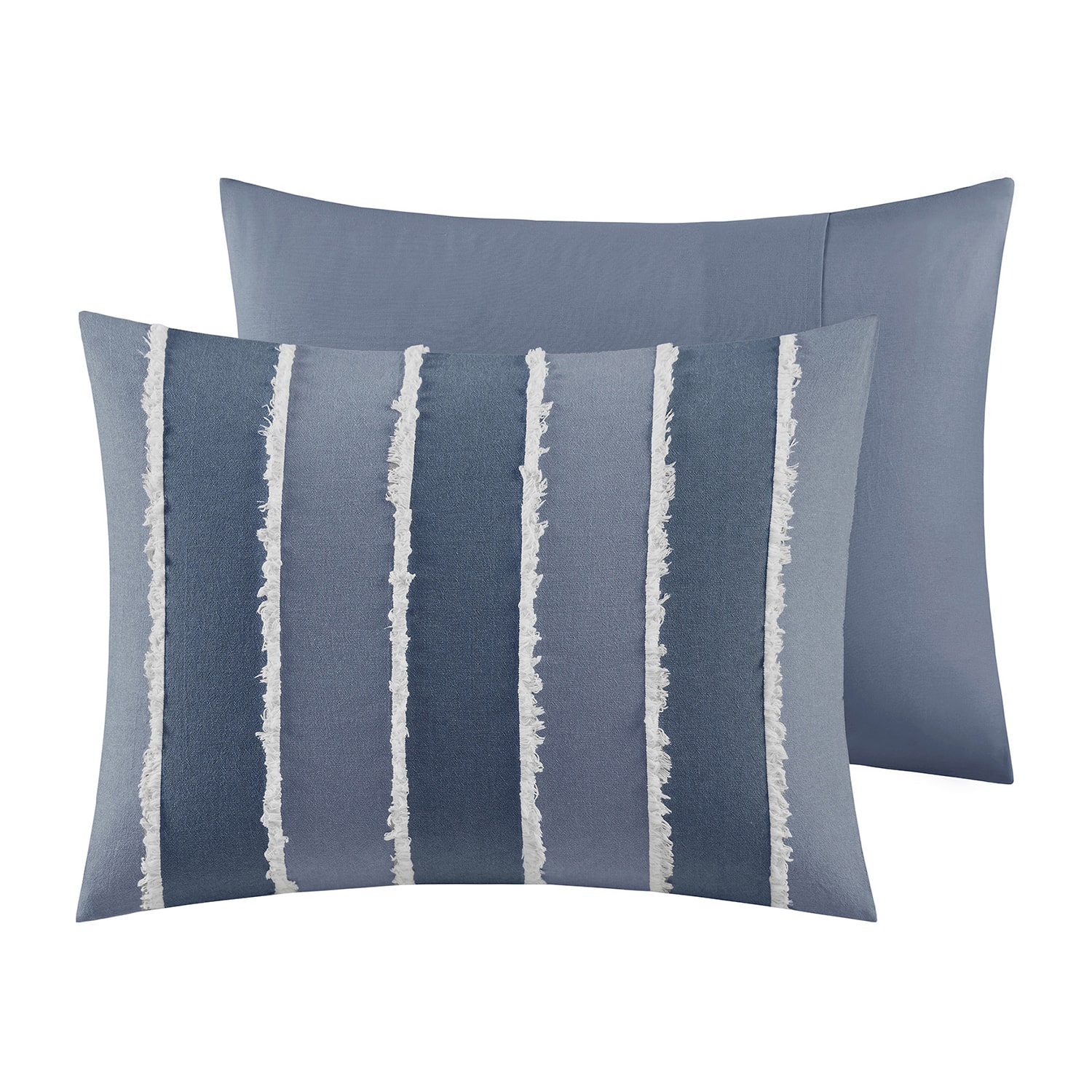 INK+IVY Shay Striped Cotton 3-pc. Midweight Comforter Set