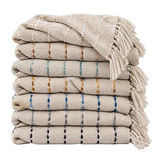 LR Home Tony Stripe Reversible Throw