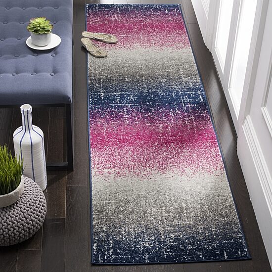 Safavieh Madison Collection Becky Abstract Runner Rug