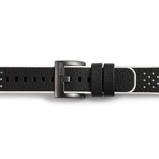 Samsung Galaxy 46mm Compatible Mens Black Leather Watch Band Gp-R600breeaab