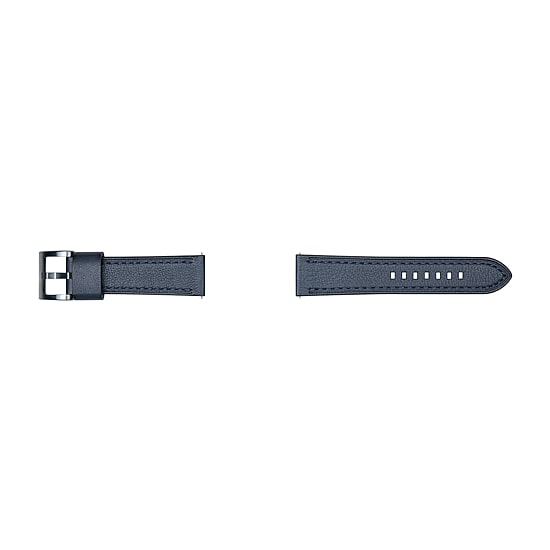 Samsung Galaxy 46mm Compatible Mens Blue Leather Watch Band Gp-R765breeaac